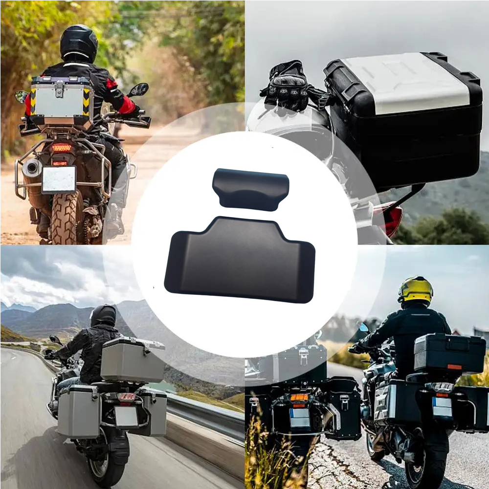 AliExpress Black Motorcycle Backrest Soft Rear Top Case Cushion Modification Accessories Easy Install Passenger Back Pad Universal, view 6
