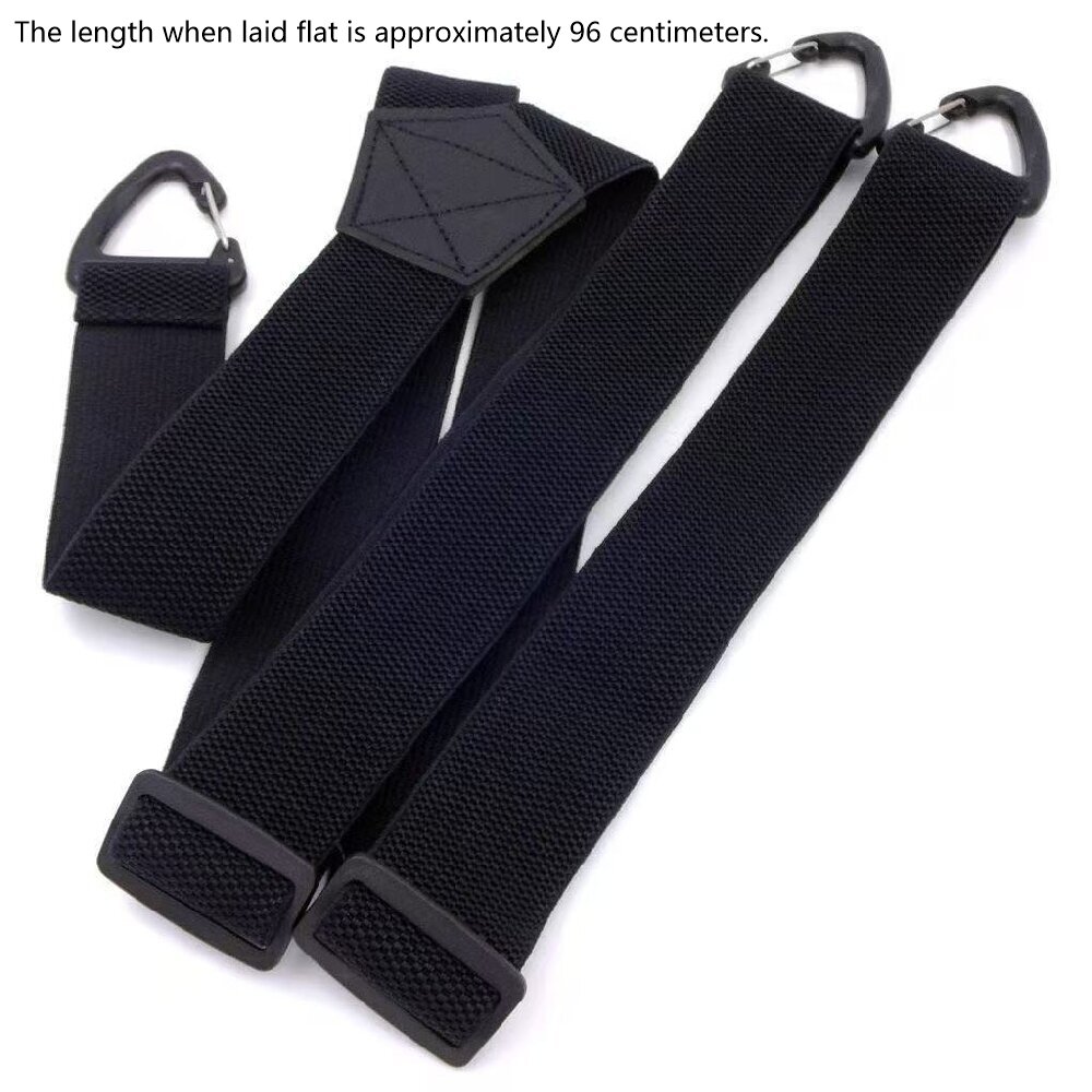 AliExpress Black Elastic Adjustable Men's Suspenders, view 2