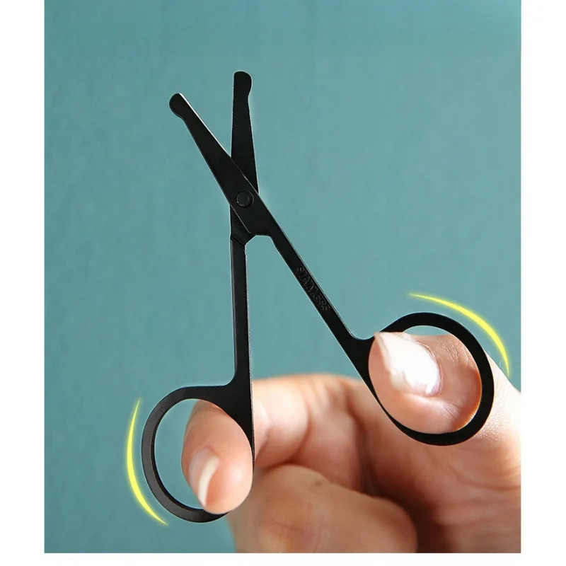AliExpress Black Round-Head Stainless Steel Nose Hair Trimmer