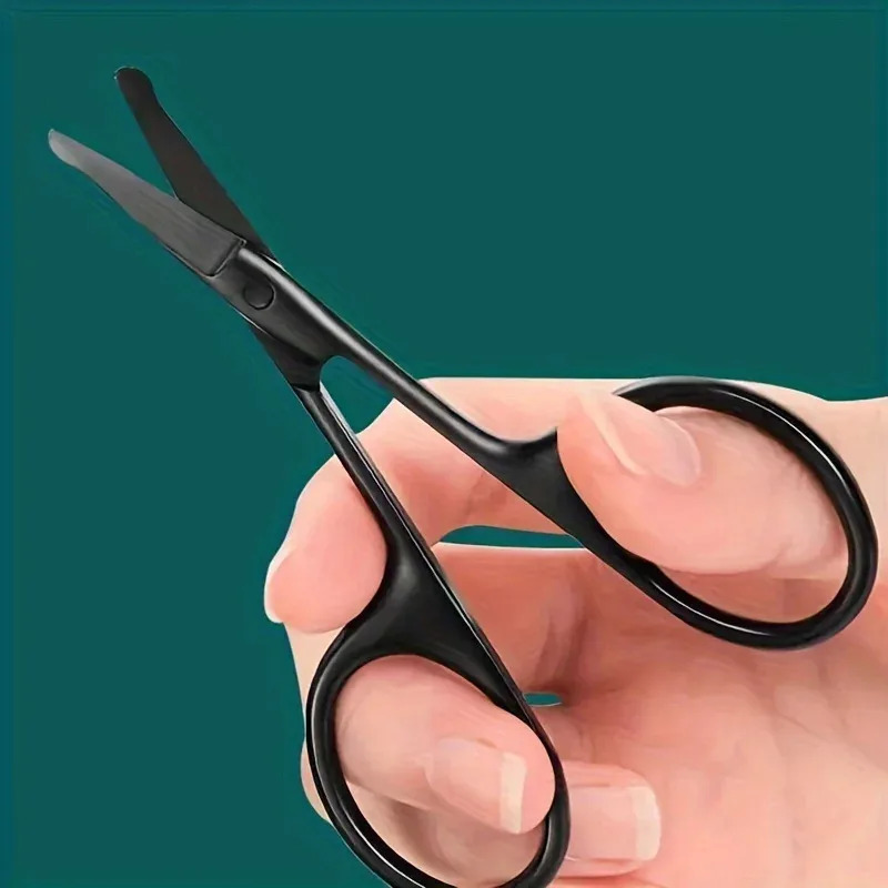 AliExpress Black Round-Head Stainless Steel Nose Hair Trimmer, view 5