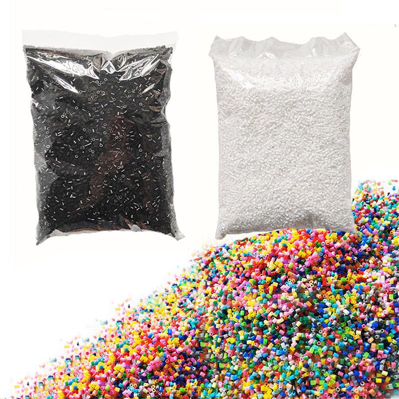 AliExpress Black+white 2.6mm Hama Beads 72 Colors For Choose Kids Education Diy Toys Ironing Quality Guarantee New Perler Beads Wholesale