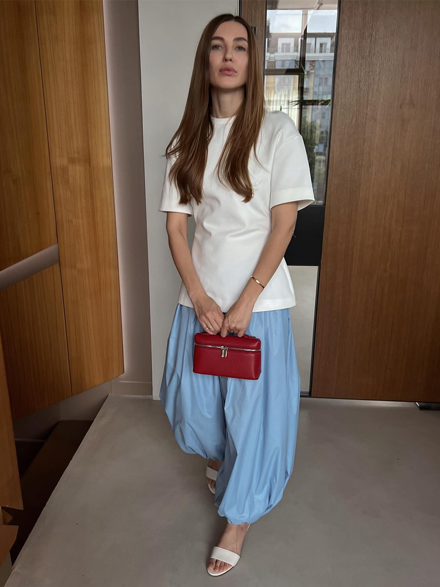 AliExpress Bornladies Autumn Womens 100% Cotton Loose Lantern Style Wide Leg Pants Street Style Casual Lazy Pants Fashion Trousers, view 6