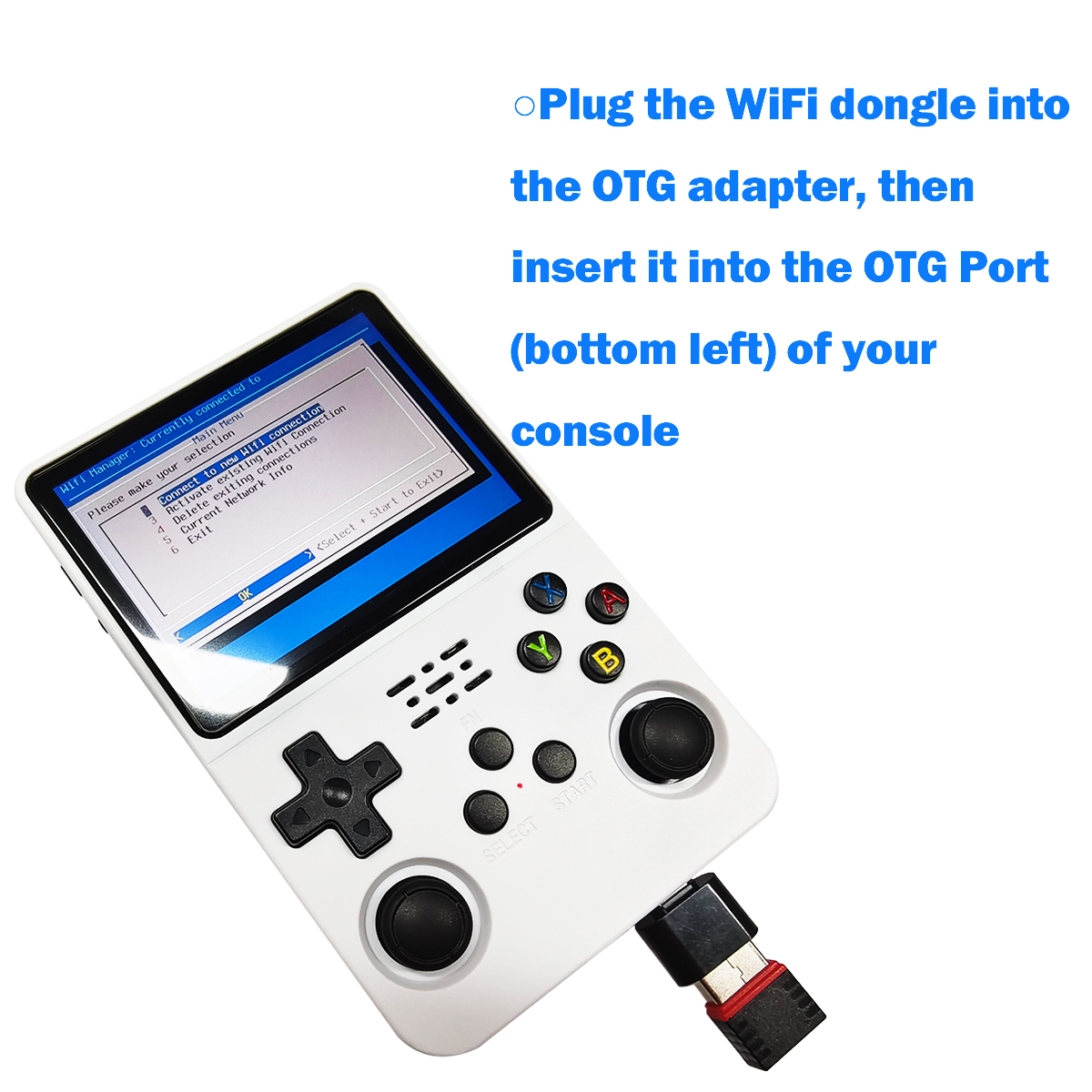 AliExpress BOYHOM R36S WiFi Upgrade Kit RTL8188FTV USB Dongle & Type-C OTG Adapter for R36H R36S Ultra R36 Plus Retro Console 2026, view 2