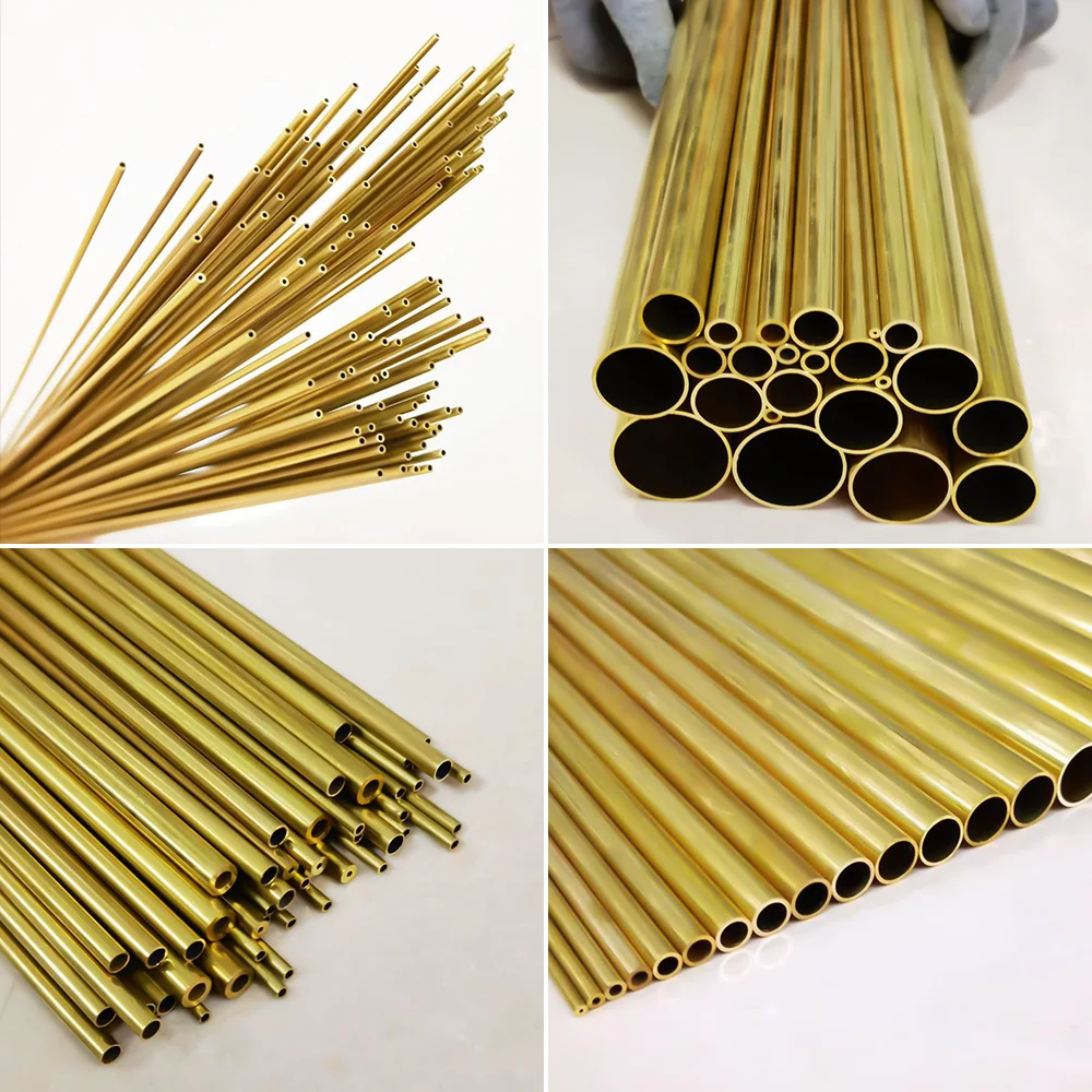 AliExpress Brass Tube OD1-7.5mm Length300 500mm Round Brass Alloy Pipe Straight Small Outer Diameter Finish Draw Precise Thickness 0.2-3, view 4