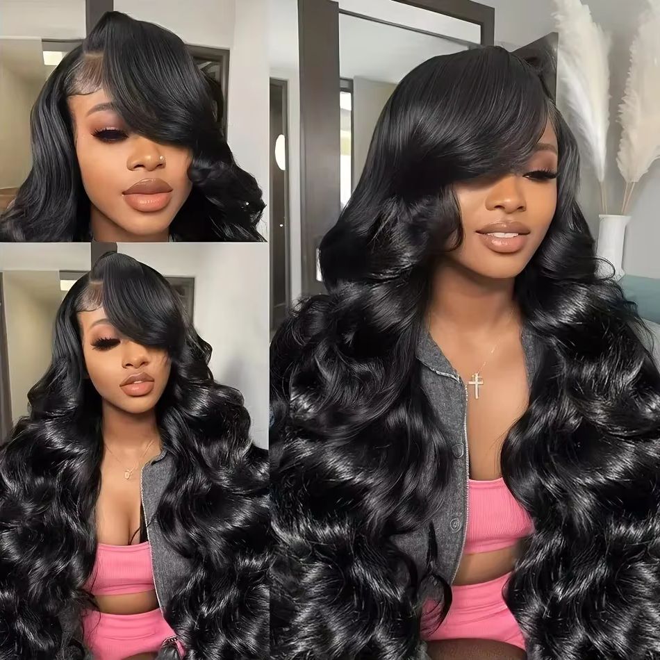 AliExpress Brazilian Natural Body Wave Virgin Human Hair Wig HD Lace Frontal Closure 360 Wig 13x4 13x6 5x5 180% 200% Density 16-40 Inch Pre Bleached Knots