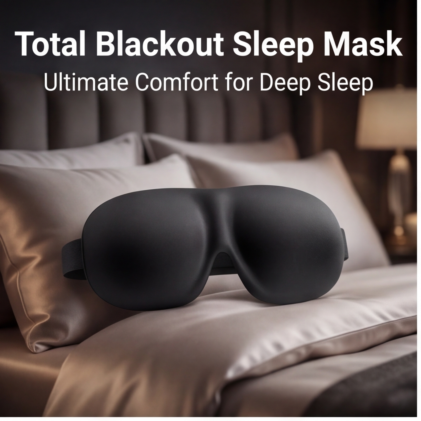 AliExpress Breathable 3D Adjustable Sleep Mask – Blocks Light, Allows Air Circulation for Eyes, Unisex Comfort Fit