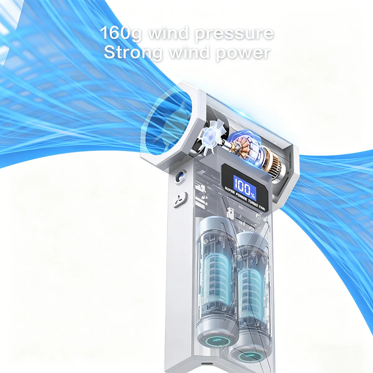 AliExpress Brushless Cordless Turbo Jet Fan Air Blower, view 6