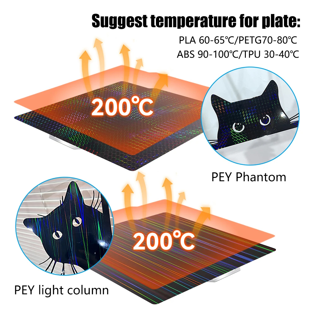 AliExpress Spring Steel PEI Build Plate for Bambu Lab (257x257), view 2