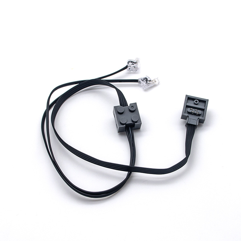AliExpress Building Block Toy Assembly, MOC Technology Motor Motor Mechanical Power Combination LED Light Cord Extension Spare Parts 88002, view 3