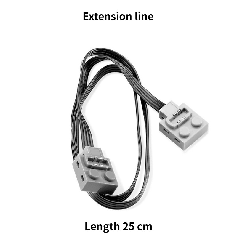 AliExpress Building Block Toy Assembly, MOC Technology Motor Motor Mechanical Power Combination LED Light Cord Extension Spare Parts 88002, view 6