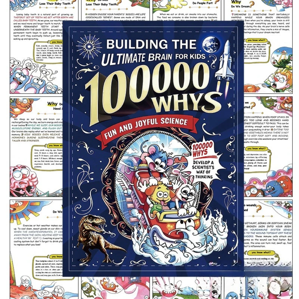 AliExpress Building the Ultimate Brain: 100000 Whys – Fun and Joyful Science for Kids to Develop a Scientist’s Way of Thinking, Explore the, view 3