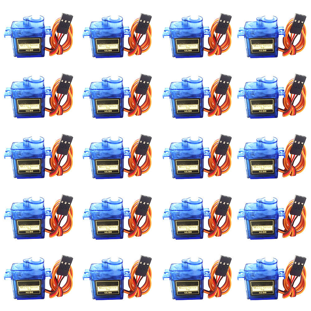AliExpress Bulk Pack 5/10/20pcs SG90 Micro Servo Motors 9g Load 180/360 Degree Rotation Mount Kit for RC Cars Airplanes Arduino UNO DIY, view 5