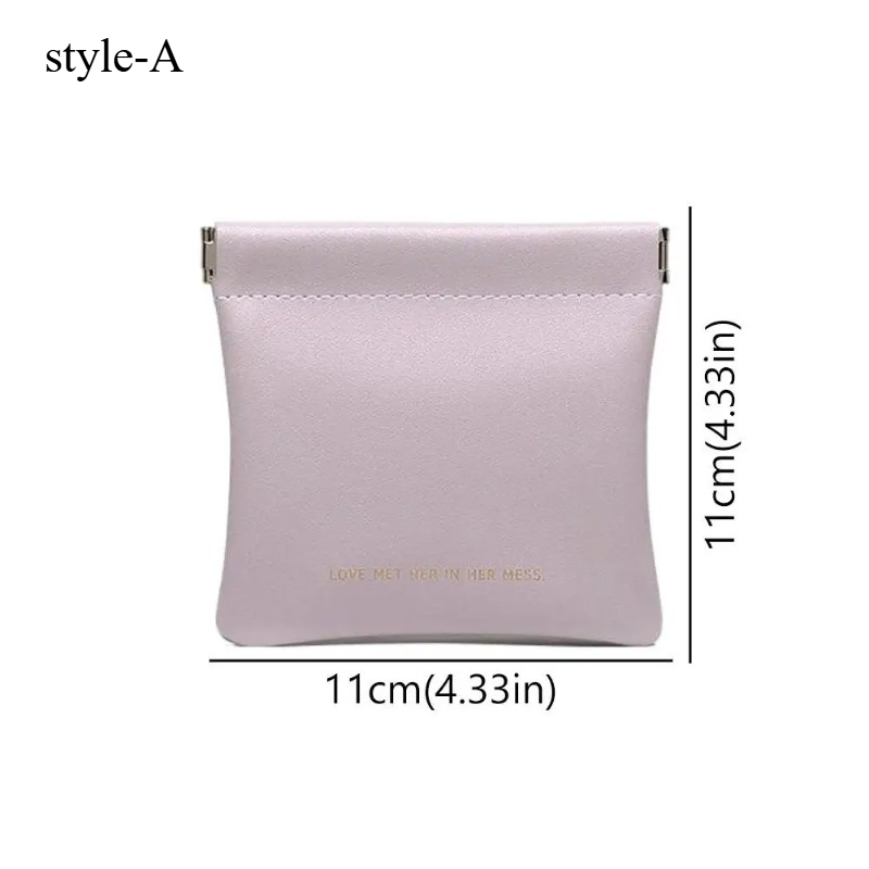 AliExpress Bullet Storage Bag with Automatic Closure, Wired Headphone Storage Bag, PU Coin Purse, Mini Portable Lipstick and Makeup Bag, view 3