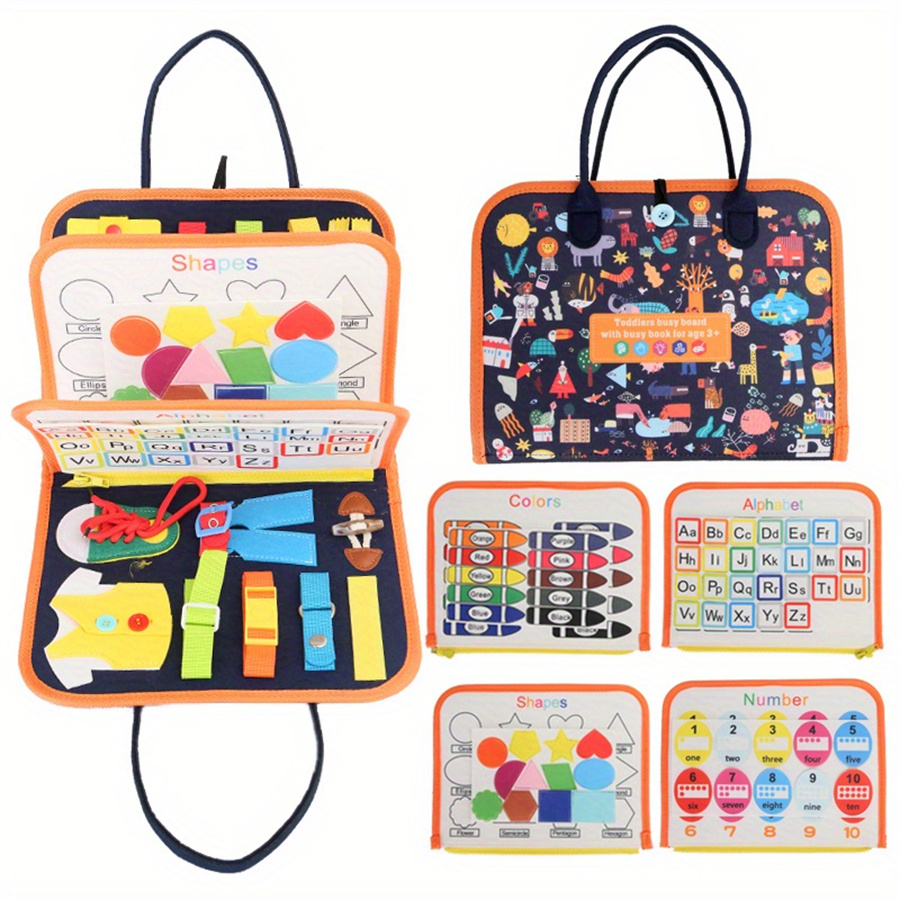 AliExpress Busy Board Montessori Toys Gifts, Sensory Toys,Educational Travel Toys, Preschool Activities for Learning Fine Motor Skills, view 4