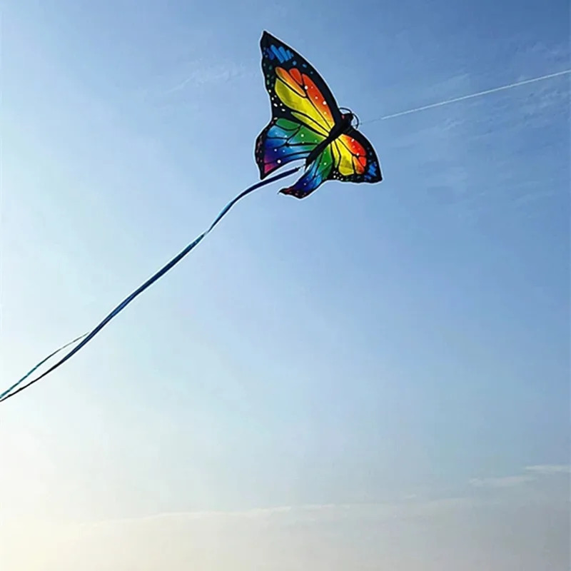 AliExpress Butterfly Kite Steering Beautiful Butterfly 1.45m Kite Air Bounce with Kite Line Children's Kite Outdoor Sports, view 6