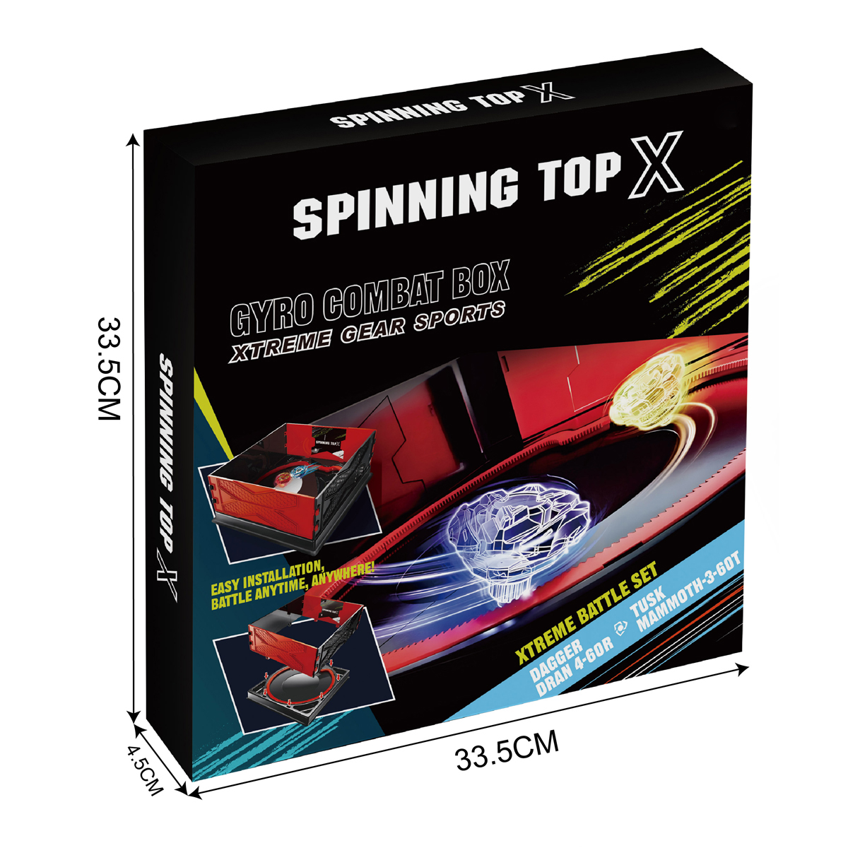 AliExpress BX Bey X UX CX Booster Bey Stadium Battle Arena for Gyro Metal Top Fighting Game Christmas Gift, view 4