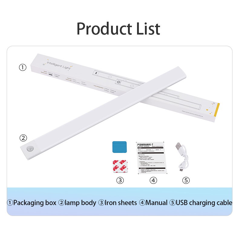 AliExpress Rechargeable Motion-Sensor LED Cabinet Light, view 6