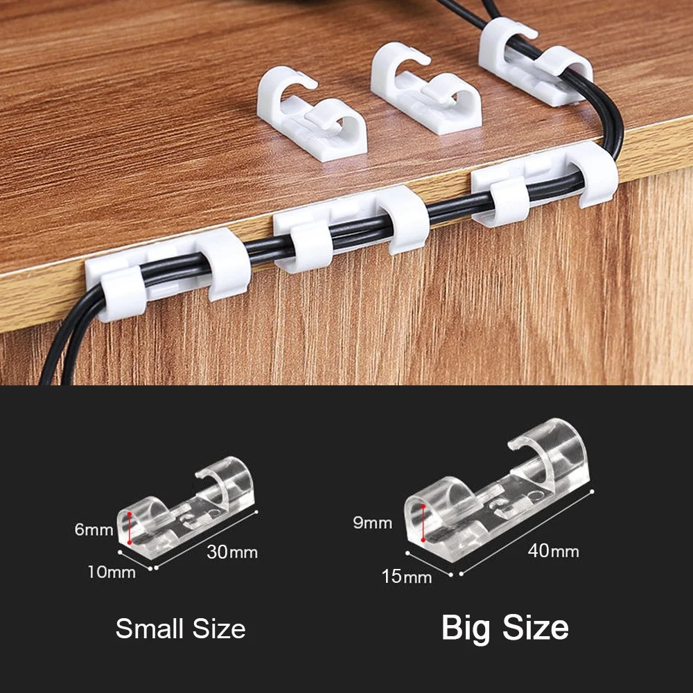 AliExpress Self-Adhesive Cable Clips for Desk and Car, view 2
