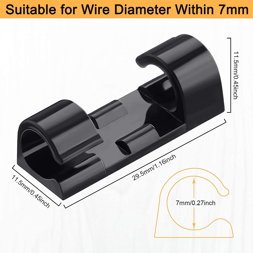 AliExpress Self-Adhesive Cable Clips for Home and Car, view 5