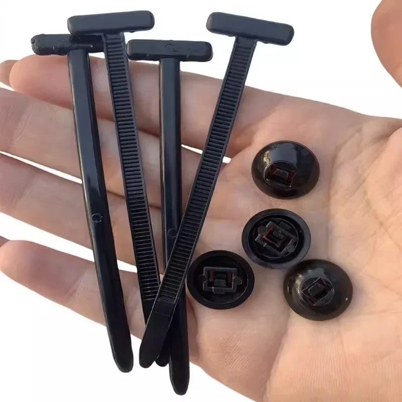 AliExpress Cable tie buckle fixed through the core nail cable tie buckle mudguard fender inner lining trunk buckle, view 6