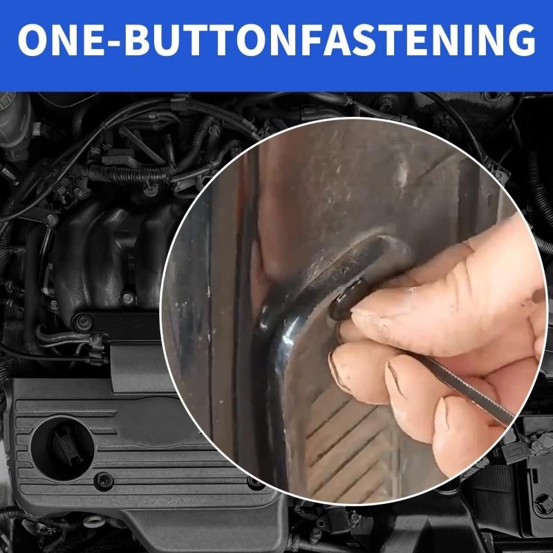 AliExpress Cable Tie Buckle Fixed Through The Core Nail Cable Tie Buckle Mudguard Fender Inner Lining Trunk Buckle, view 2