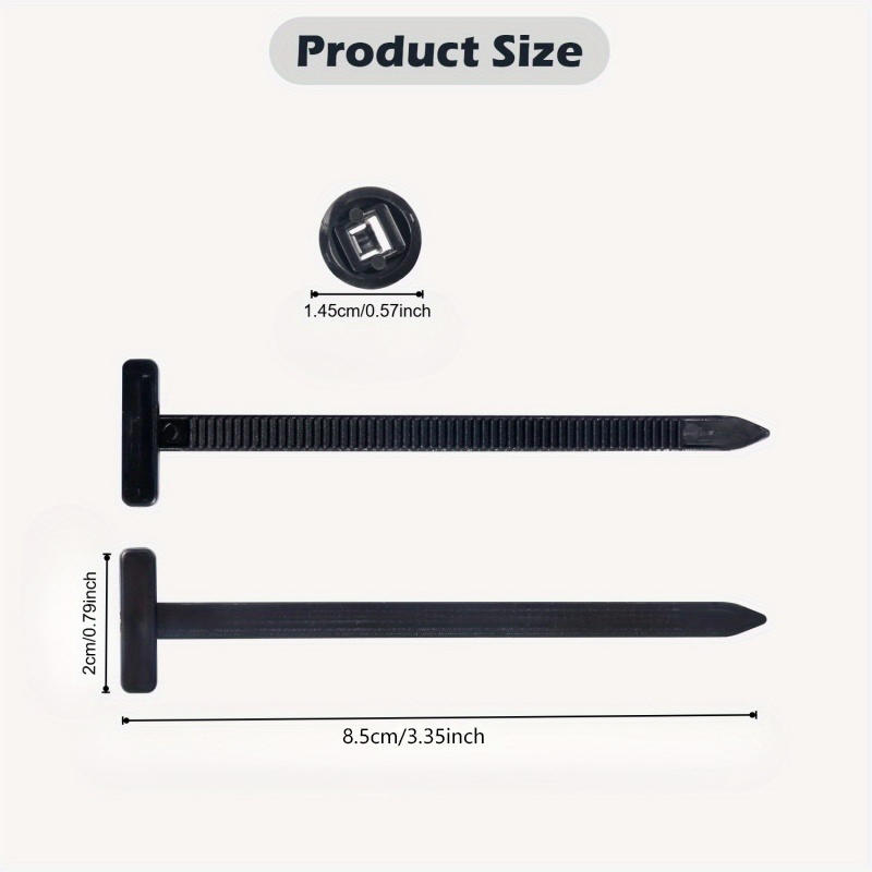 AliExpress Cable Tie Buckle Fixed Through The Core Nail Cable Tie Buckle Mudguard Fender Inner Lining Trunk Buckle, view 5