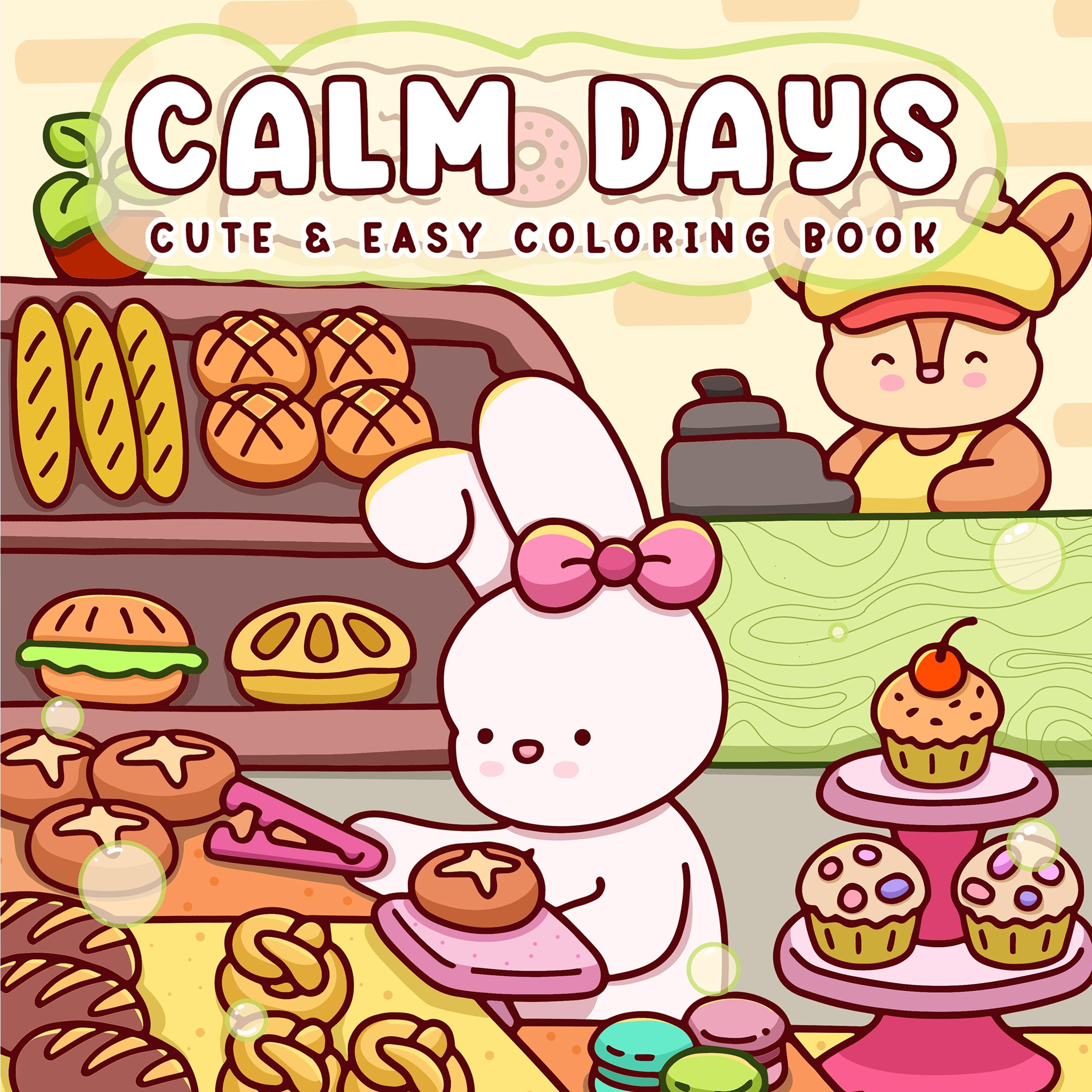 AliExpress CALM DAYS Bold-and-Easy Adult Coloring Book