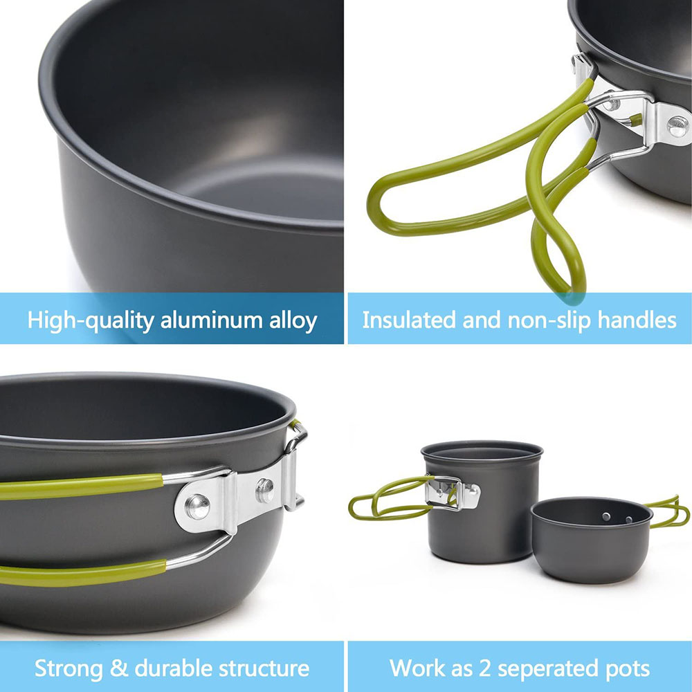 AliExpress Ultralight Camping Cookware Mess Kit, view 5