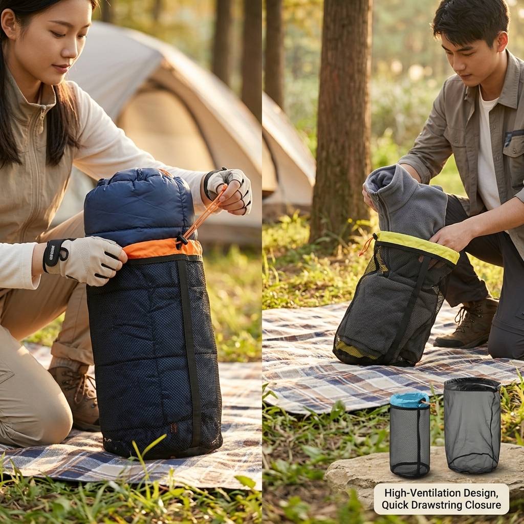 AliExpress Mesh Drawstring Compression Sack for Hammock Gear