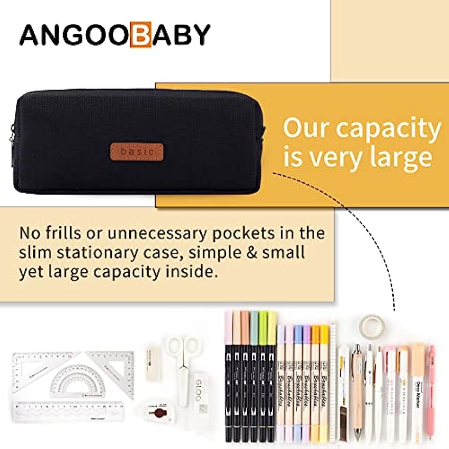 AliExpress Canvas Student Pencil Case Pouch, view 2