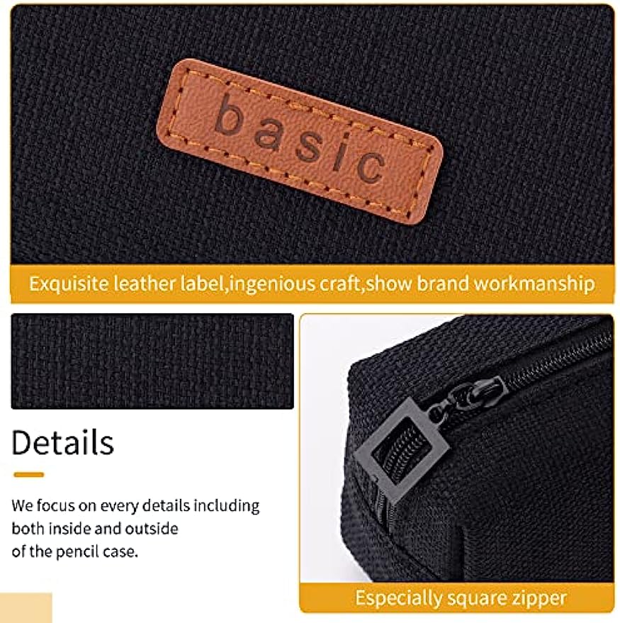 AliExpress Canvas Student Pencil Case Pouch, view 3