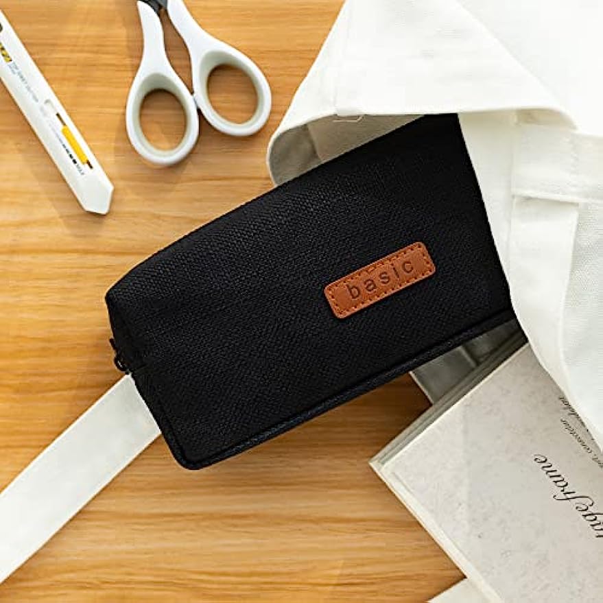 AliExpress Canvas Student Pencil Case Pouch, view 6