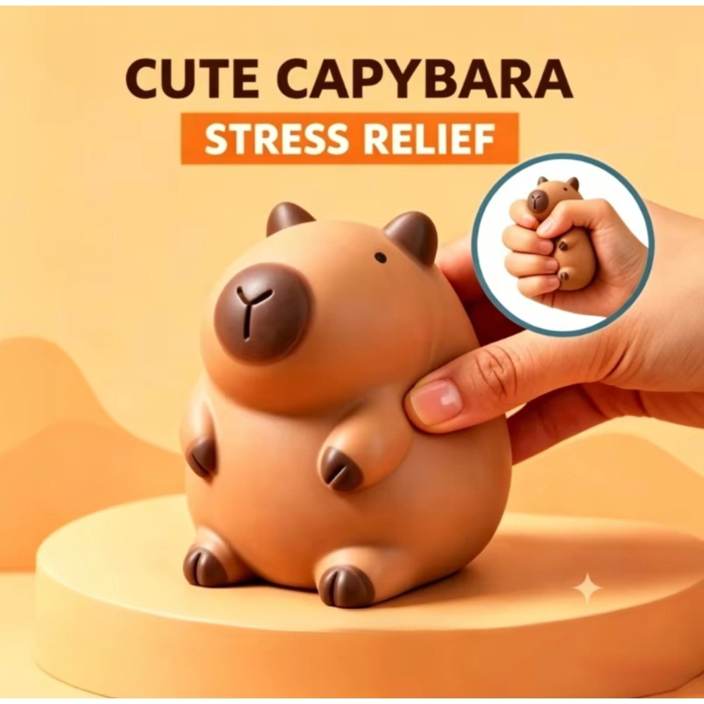AliExpress Capybara Slow Rising Squishy Kawaii Squishy Fidget Toy Stress Relief Squeeze Toy for  Adults Gift