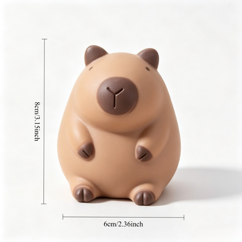 AliExpress Capybara Slow Rising Squishy Kawaii Squishy Fidget Toy Stress Relief Squeeze Toy for  Adults Gift, view 2