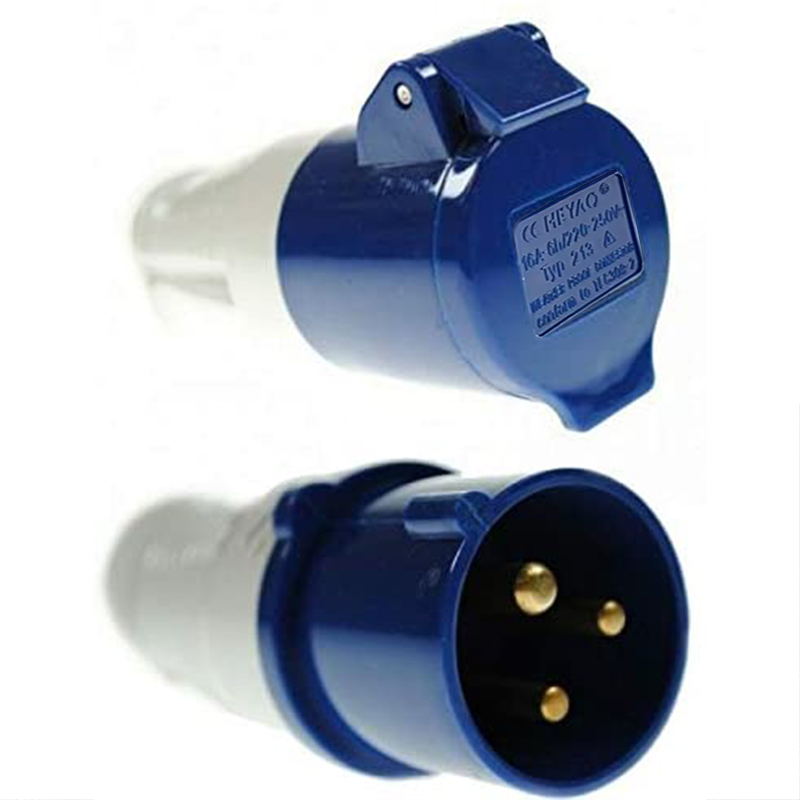 AliExpress Car Connection Plug Adapter Main Plug Hook Up Site Adapter 3PIN Mains Hook Up Site Socket Adapter 240v 16A Caravan Motorhome