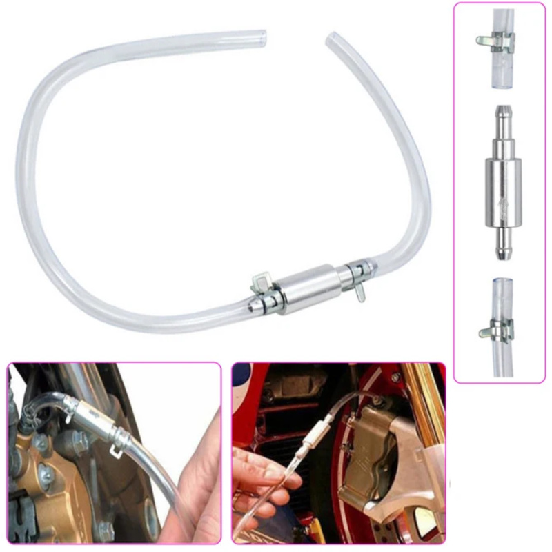 AliExpress Car Hydraulic Clutch Brake Bleeder Hose One-Way Valve Tube Auto Bleeding Replacement Tool Kit - Essential Car Maintenance Part, view 2