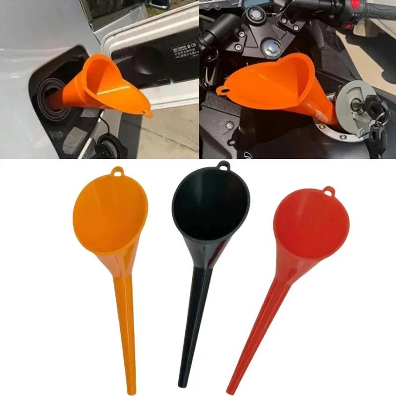 AliExpress Car Long Stem Funnel Oil Fuel Filling Tools Anti-splash Plastic Oil Funnel Motorcycle Refueling Tools Auto Accessories, view 6
