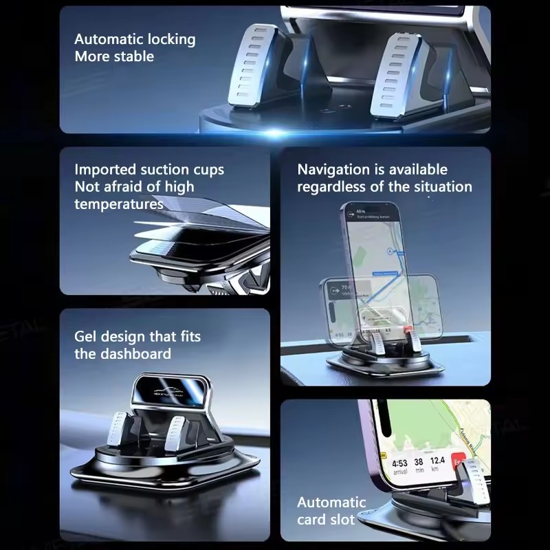 AliExpress Anti-Slip Silicone Dashboard Car Phone Mount, view 5