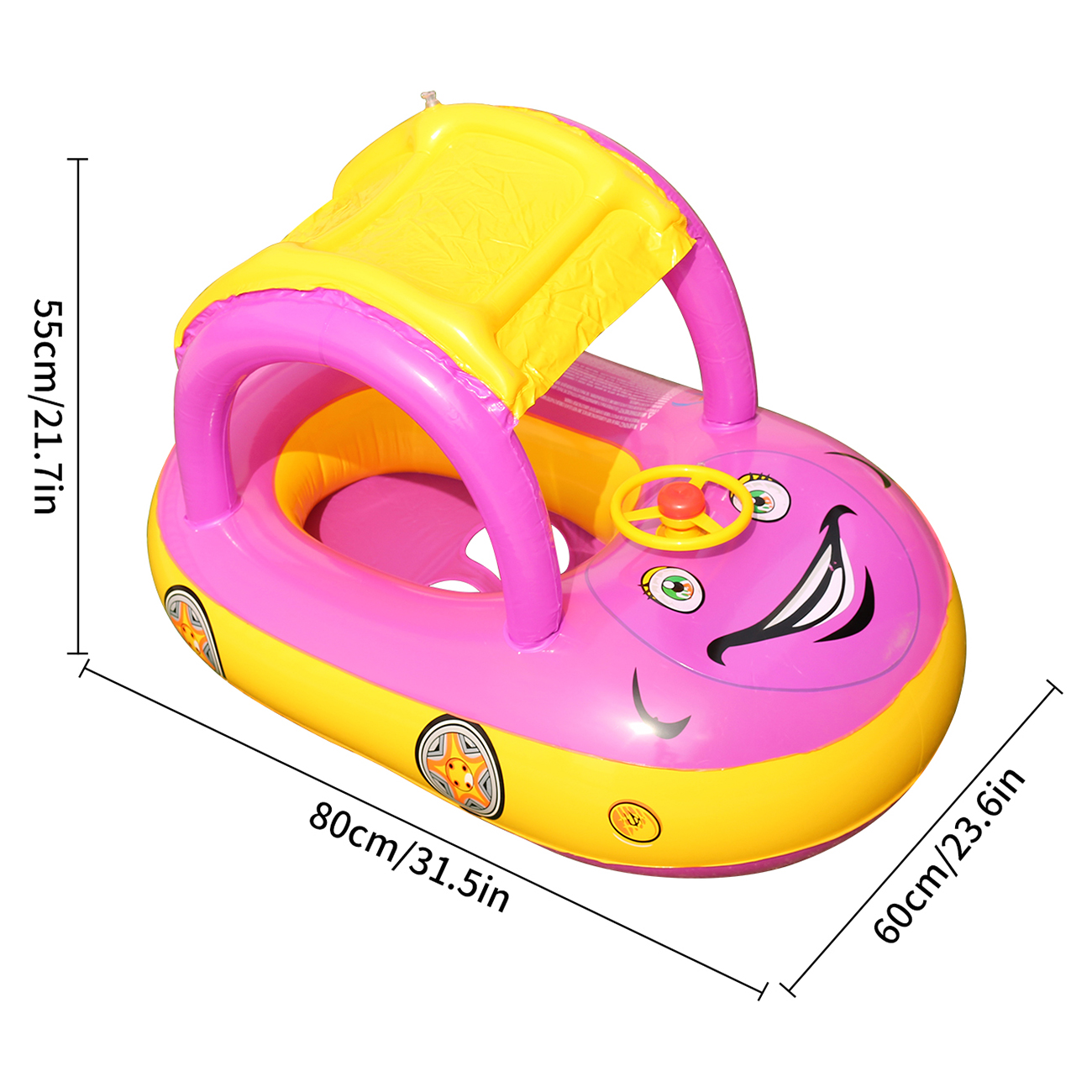 AliExpress Inflatable Car-Shaped Pool Float, view 5