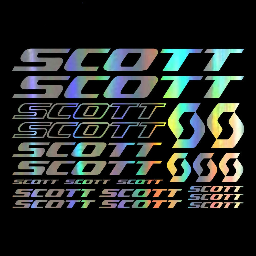 AliExpress Car Sticker 21pcs for SCOTT BIKE FRAME STICKERS DECALS SHEET BICYCLE CYCLING,32cm*22cm, view 3