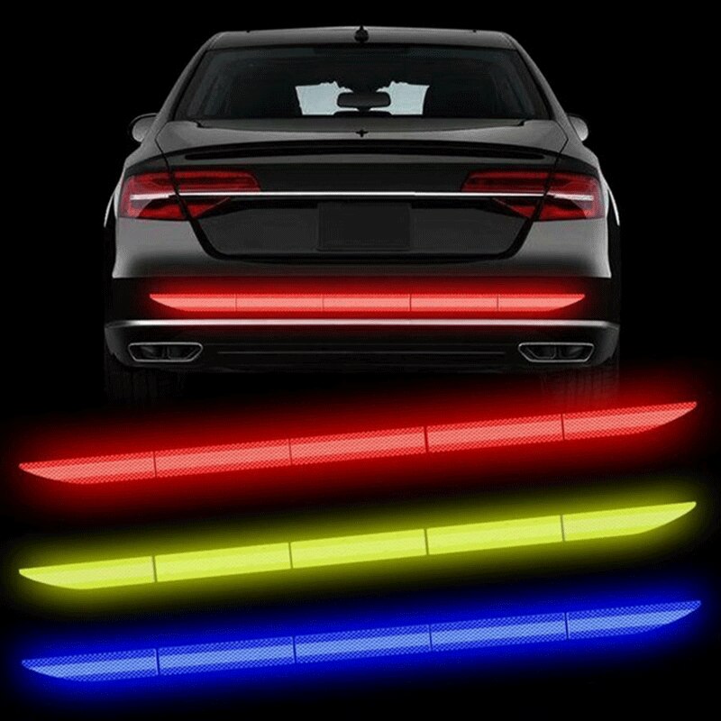 AliExpress Car Sticker Reflective Warning Safety Tape Anti Collision Warning Reflective Sticker for Automobile Trunk Night Reflective