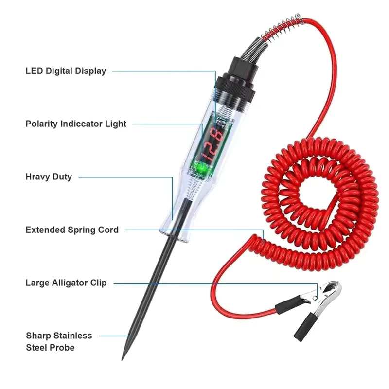 AliExpress 6V-24V Pen-Style Automotive Circuit Tester, view 6