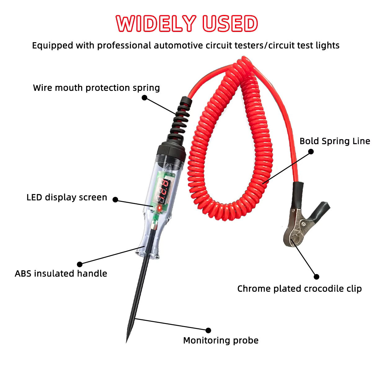 AliExpress 6V-24V Car and Truck Circuit Tester Pen, view 5
