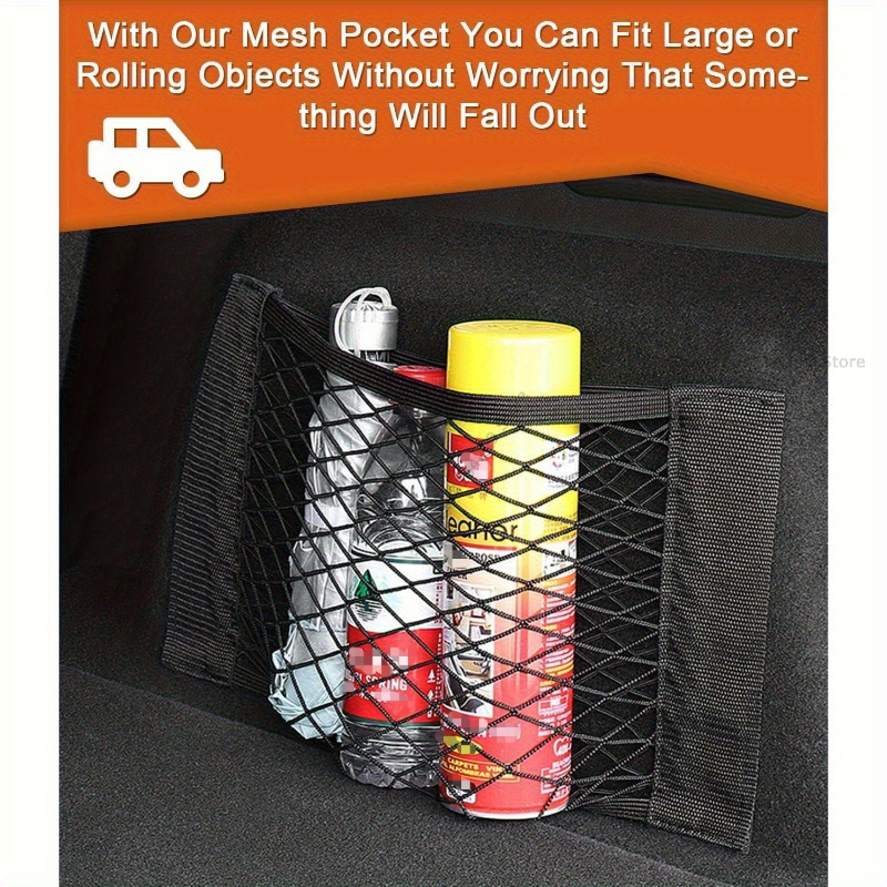 AliExpress Car Trunk Mesh Organizer Net, view 3