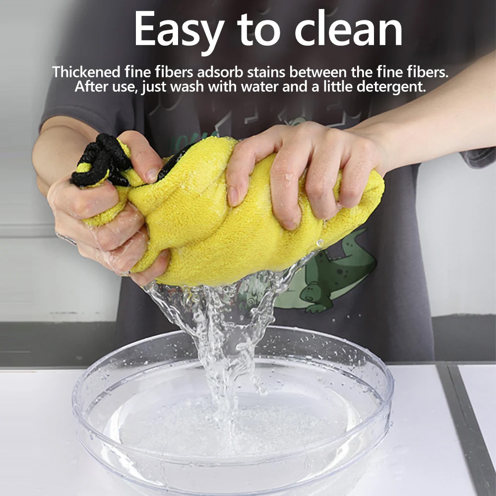 AliExpress Car Wash Microfiber Towel 30x30/60CM Car Cleaning Drying Cloth Hemming Car Care Cloth Detailing Car Wash Towel, view 5