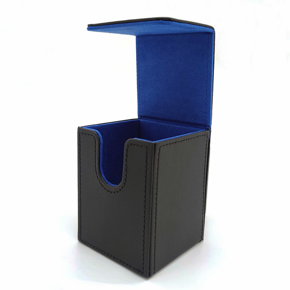 AliExpress Card Fit For 100+Single Sleeved Cards , Leather Trading Commander Deck Box Compatible With Card Deck,Game Card Box, view 3