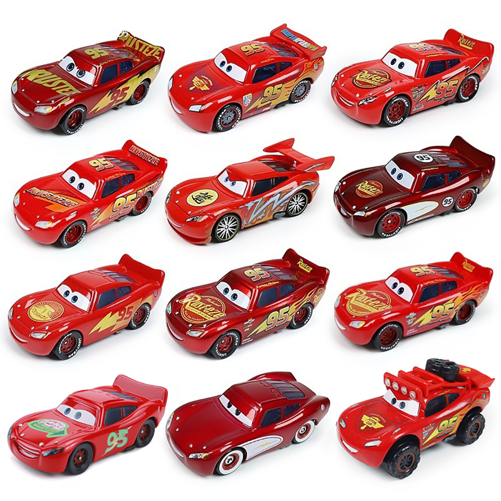 AliExpress Cars Toy Lightning McQueen Series 1:55 Diecast Model Basic Styles And Plated Version Children's Alloy Toy Car