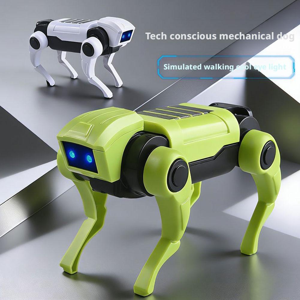 AliExpress Cartoon DIY Assembly Dog Rc Robot Walking Mechanical Toy Science Teaching Assembling Model Electric Toys Kids Gifts, view 4