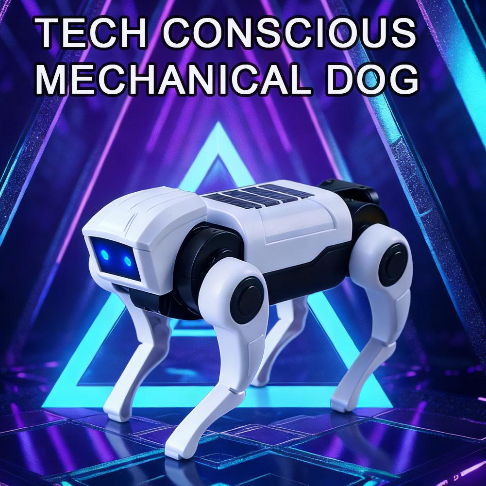AliExpress Cartoon DIY Assembly Dog Rc Robot Walking Mechanical Toy Science Teaching Assembling Model Electric Toys Kids Gifts, view 5