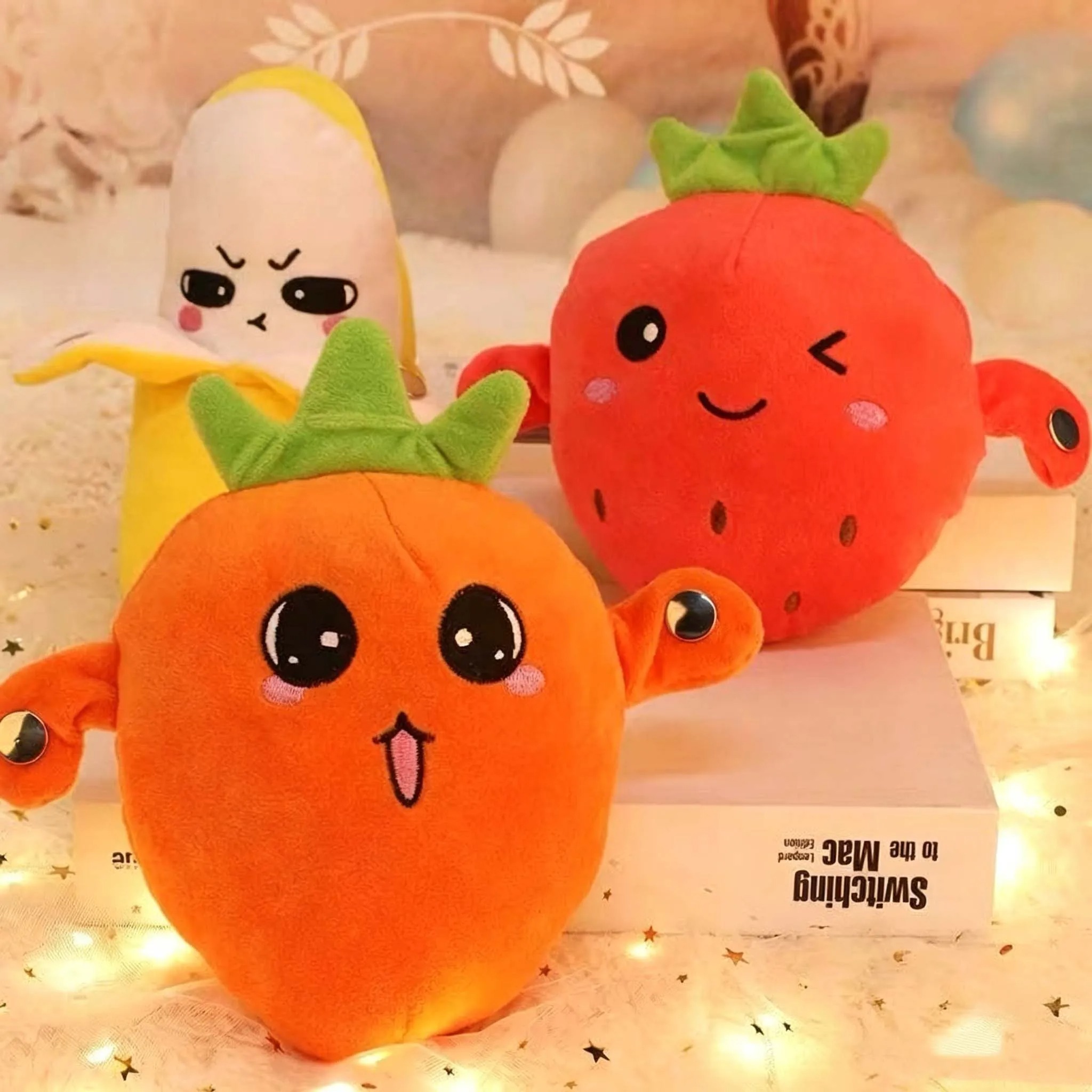 AliExpress Cartoon Fruit Sensory Rhythm Piano Doll Toy, Baby Interactive Fruit Doll, Musical Plaything for Kids, Fun Educational Gift, view 4